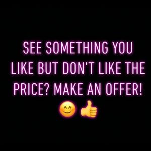 I see it I like it I want it I make an offer Lol:)